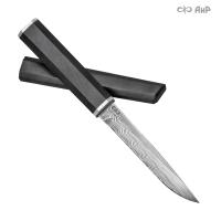 Нож Офисный (граб), дамасская сталь ZDI-1016
