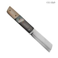 Нож складной, Том Флури (Thomas Fleury), Франция, перламутр, бивень мамонта, карбон мозаика