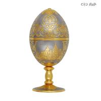 Яйцо сувенирное с красным корундом, Артикул: 20587