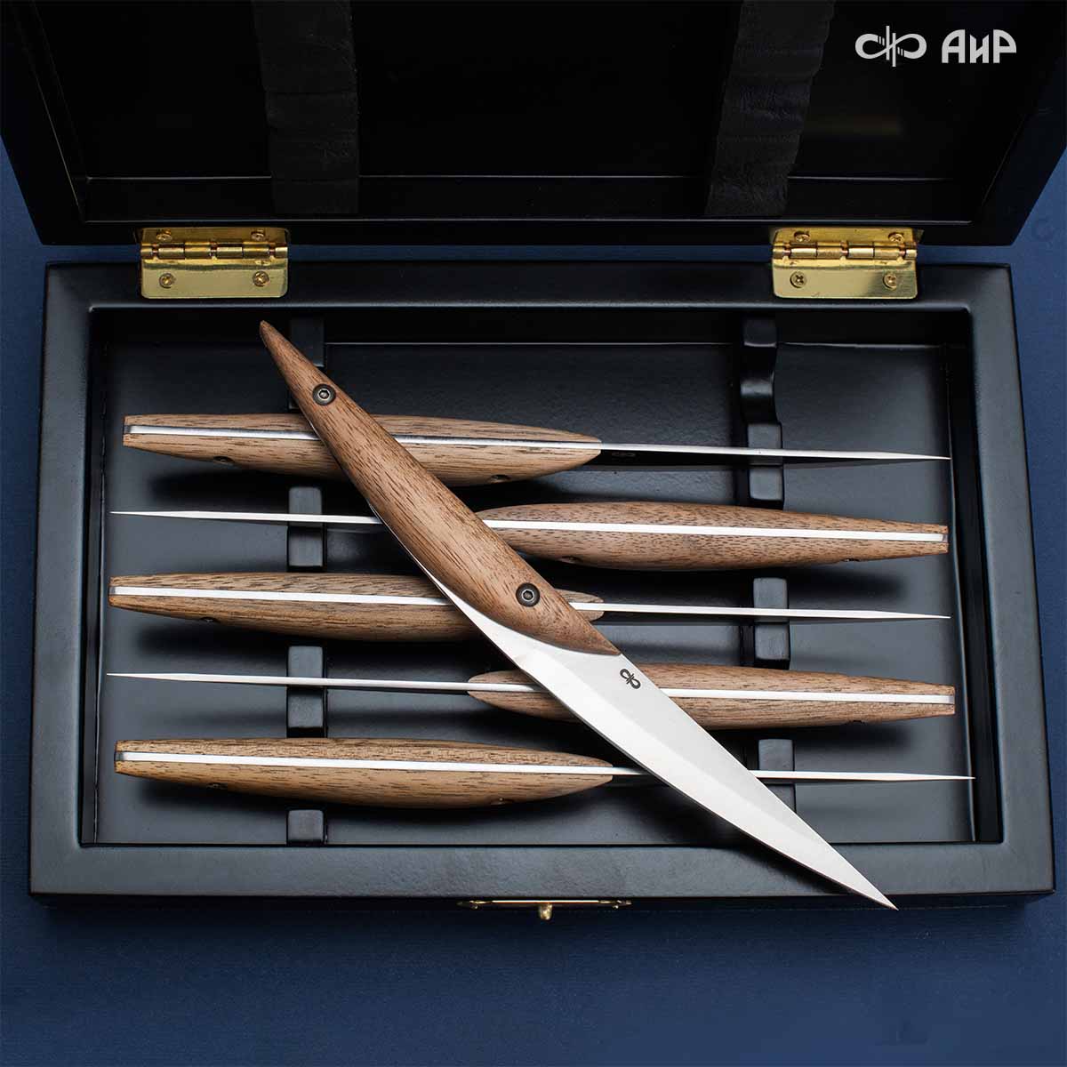 Набор стейковых ножей ЦМ (орех) - Компания «АиР»