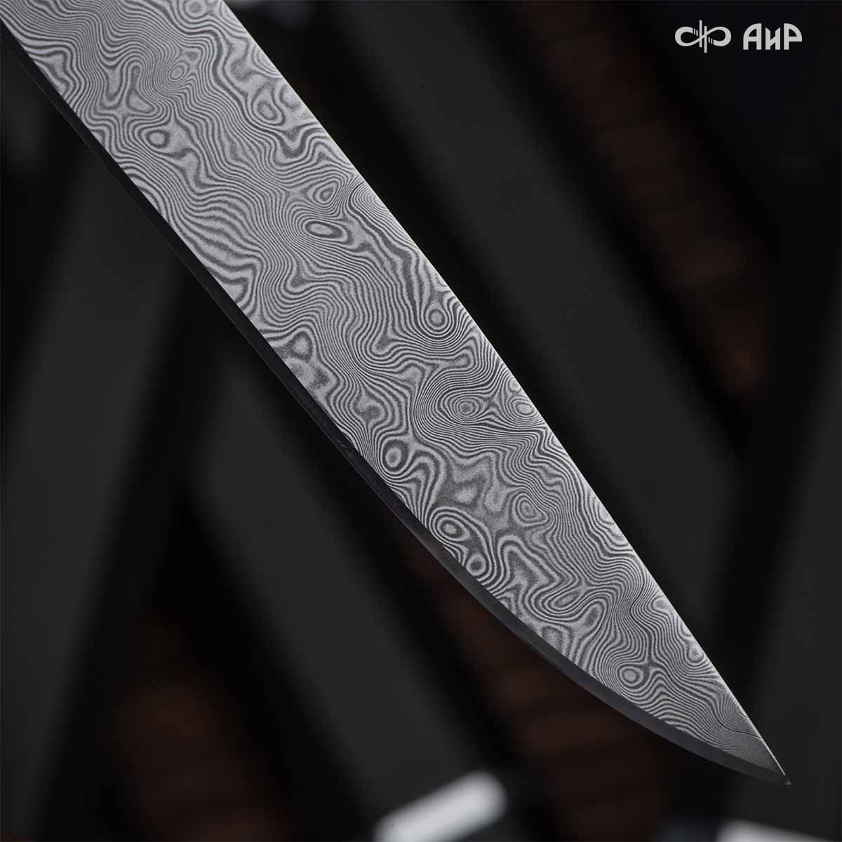 Нож Офисный (граб), дамасская сталь ZDI-1016 - Компания «АиР»