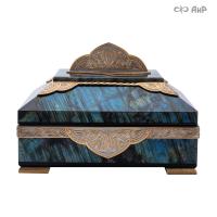 Шкатулка из лабрадорита Таинственная ночь, Артикул: 39158