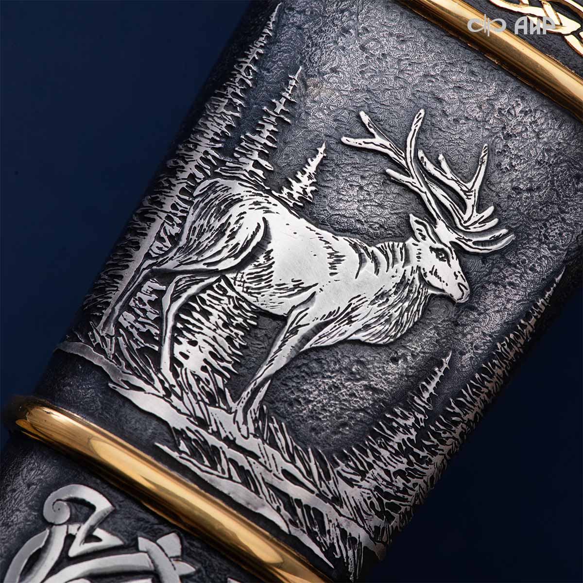  Гарнитур охотничий Царская охота, с хиршфангером, Артикул: 39191 - Компания «АиР»