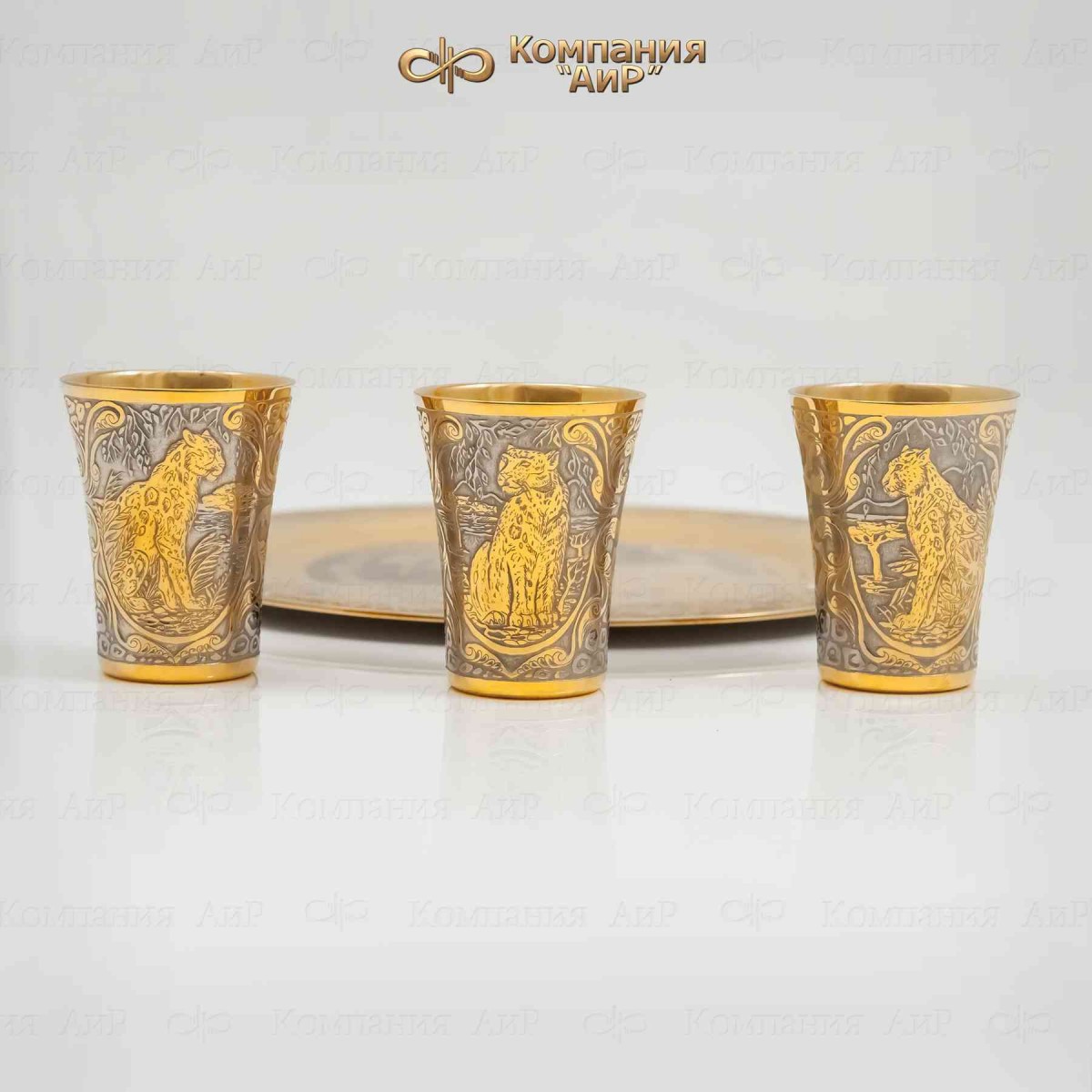 Набор водочный Земля леопардов, Артикул: 37246 - Компания «АиР»