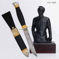 Набор Железный Феликс & Финка-2 НКВД с золотом, ZDI-1016, комбинированные ножны - Компания «АиР»
