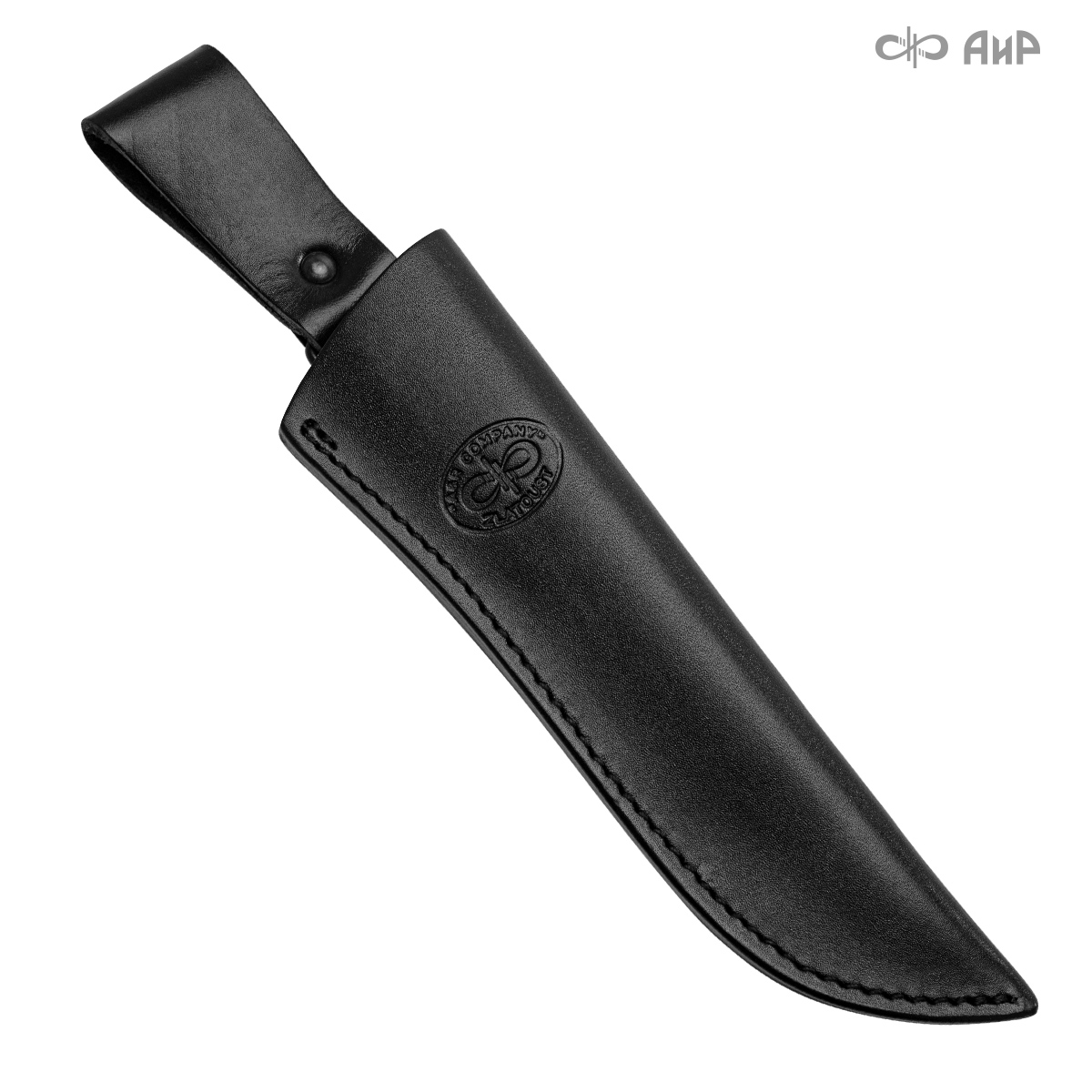 Ножны кожаные для ножа Клычок-3 (черные) - Компания «АиР»