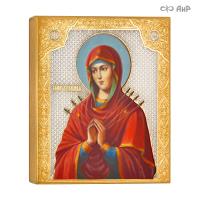 Икона Божией Матери в окладе Семистрельная, Артикул: 34117