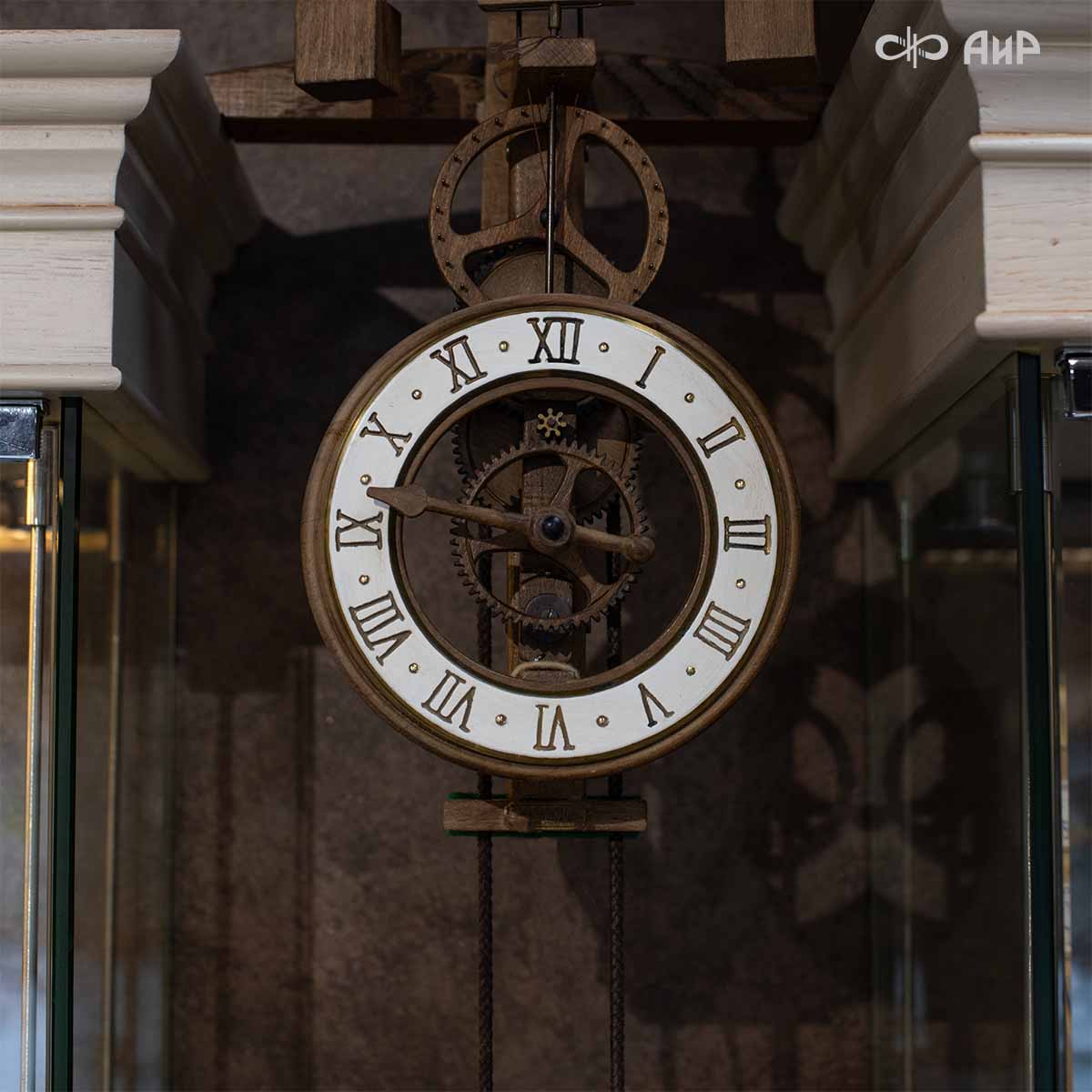  Настенные деревянные часы Ардавин Рассвет, цвет белый (Ardavin MATUTINUS Blanco), Артикул: AF0000013391 - Компания «АиР»