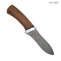Скинер (орех, с ввертышем) дамасская сталь ZDI-1016 - Компания «АиР»