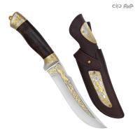 Нож Клык люкс с сюжетом Гепард на охоте, Артикул: 36764