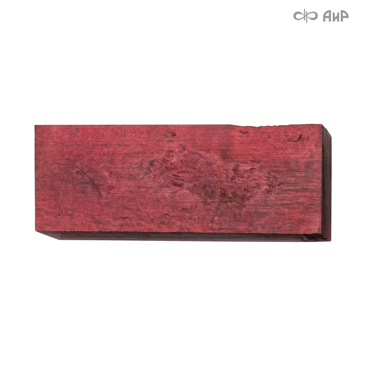Брусок стабилизированной карельской березы (красный) - Компания «АиР»