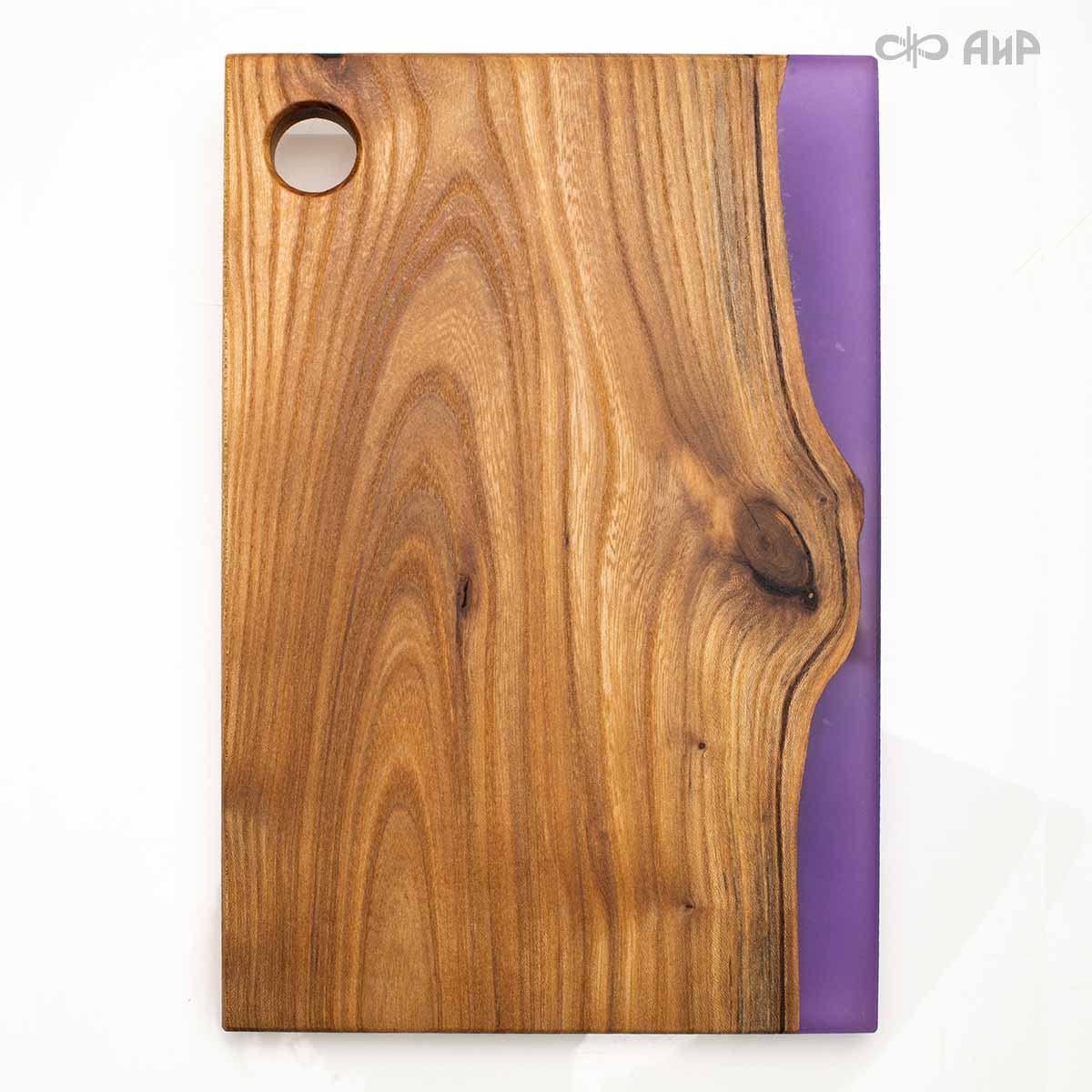 Доска сервировочная Горизонт, карагач, лаванда - Компания «АиР»