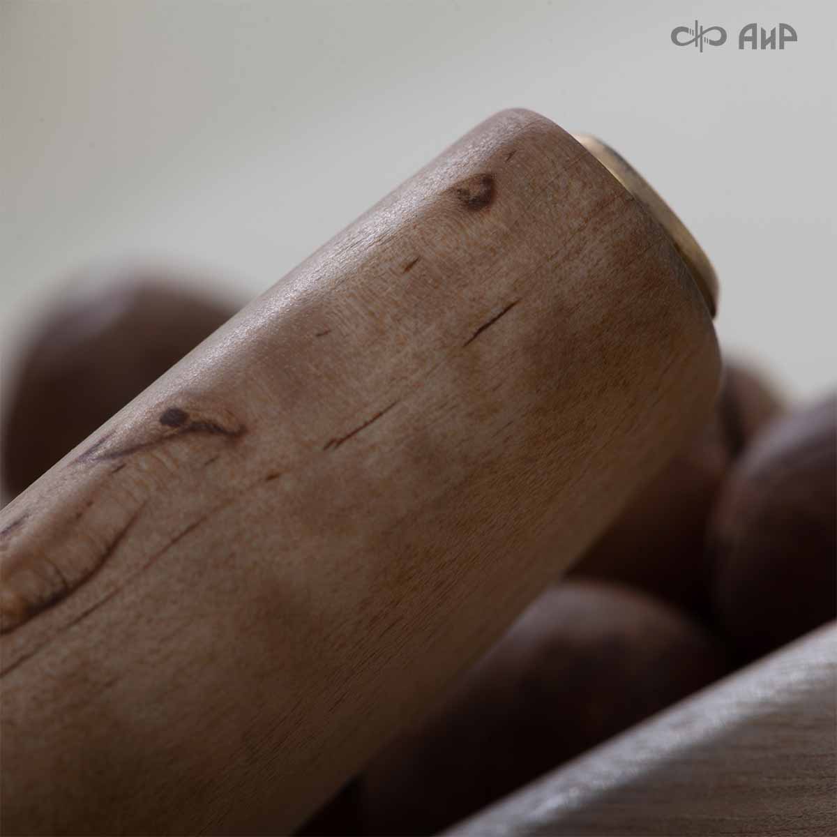 Сантоку (карельская береза) дамасская сталь ZDI-1016, узор дикий - Компания «АиР»