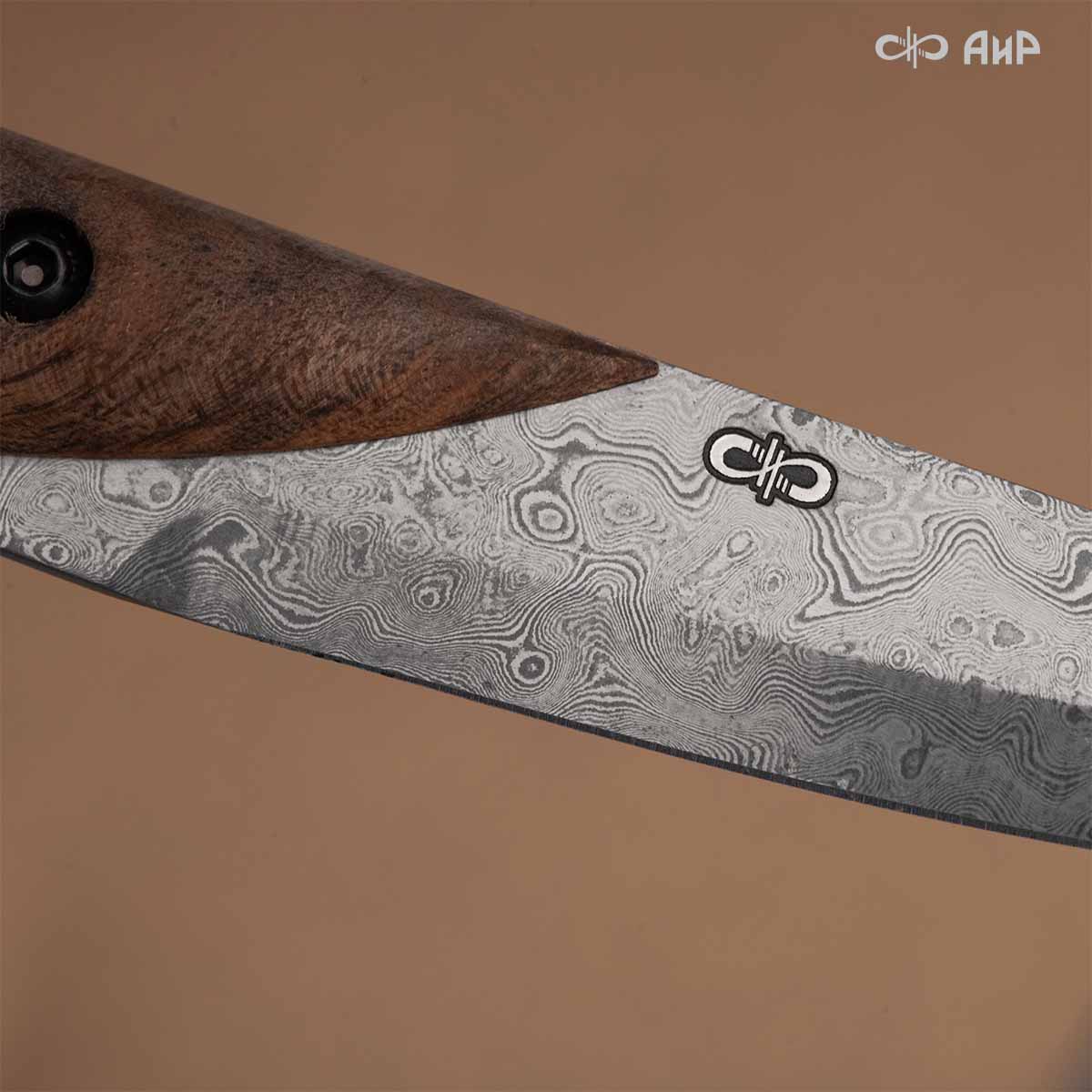 Набор стейковых ножей ЦМ (орех) дамасская сталь ZDI-1016 - Компания «АиР»