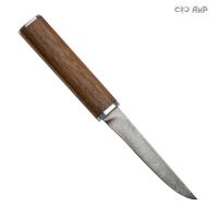 Нож Офисный (орех), дамасская сталь ZDI-1016