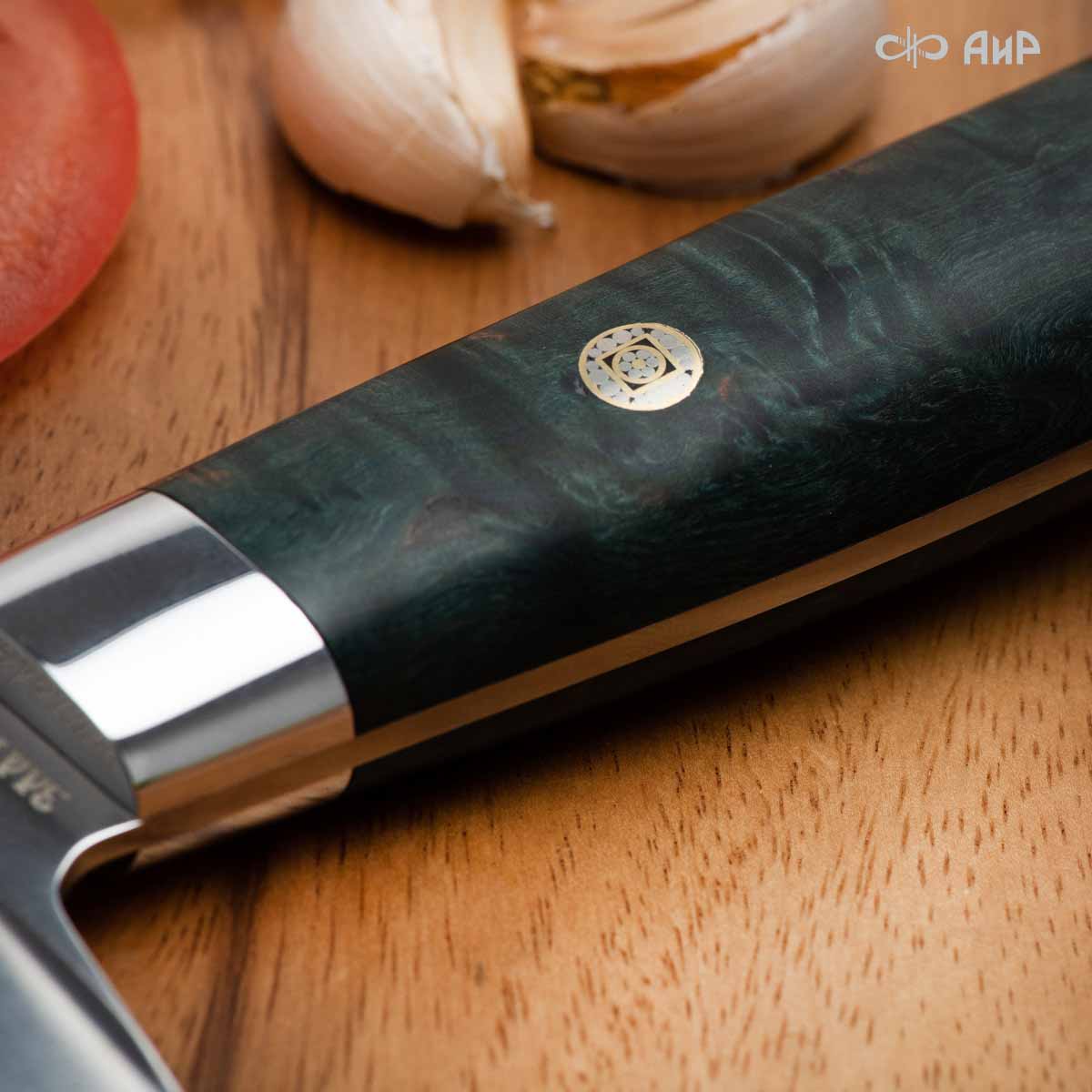 Сантоку ЦМ (стабилизированная карельская береза лазурная) - Компания «АиР»