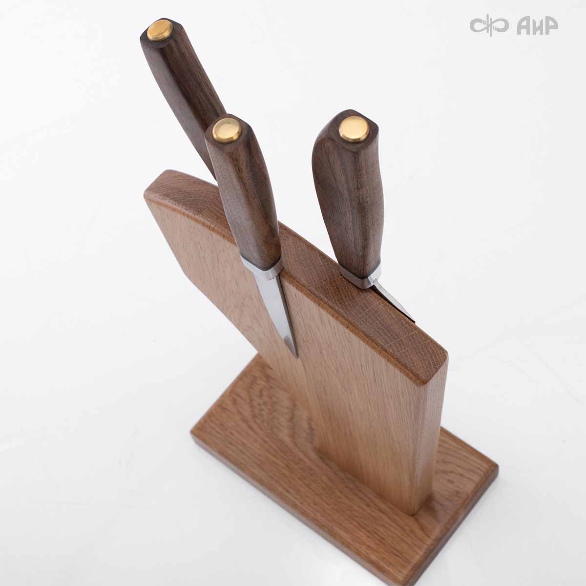 Магнитный держатель для ножей Парус (дуб) - Компания «АиР»
