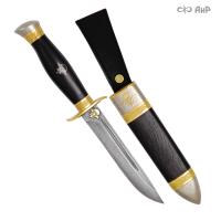  Нож Финка-2 ВДВ с золотом, ZDI-1016, скрим, комбинированные ножны Артикул: 26529
