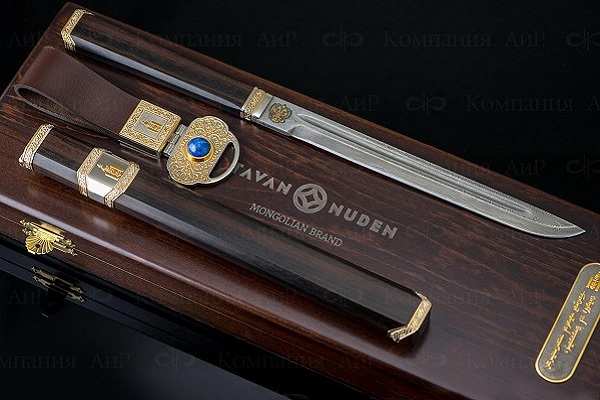 Национальный монгольский нож для Президента Российской Федерации - Проекты компании «АиР»