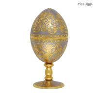 Яйцо сувенирное Купидон с зеленым алпанитом, Артикул: 20585