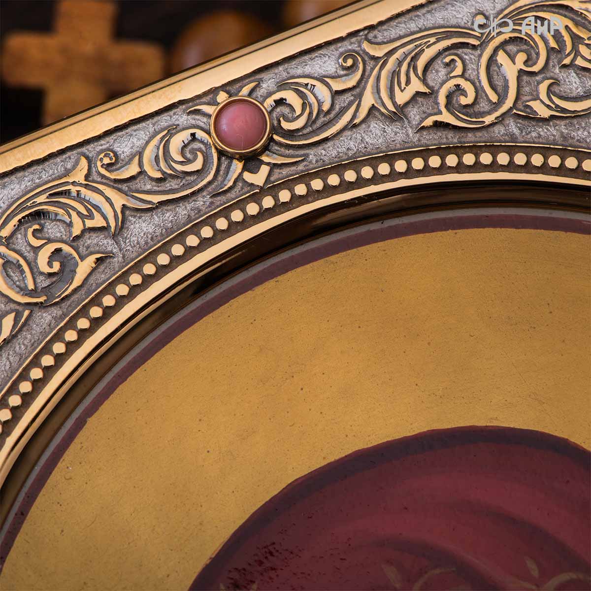 Икона в окладе Владимирская Божья Матерь Артикул: 39080 - Компания «АиР»