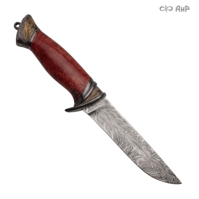 Нож Чернокрылый павлин, авторские ножны, Артикул: 38819 - Компания «АиР»