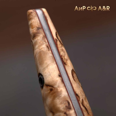 Набор стейковых ножей ЦМ (карельская береза) дамасская сталь ZDI-1016 - Компания «АиР»