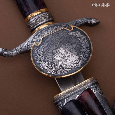 Гарнитур охотничий Медведь, с хиршфангером, Артикул: 39114 - Компания «АиР»