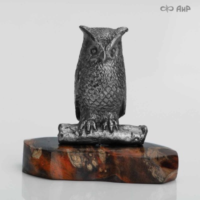 Сувенир Сова на подставке, Артикул: AF0000023964 - Компания «АиР»