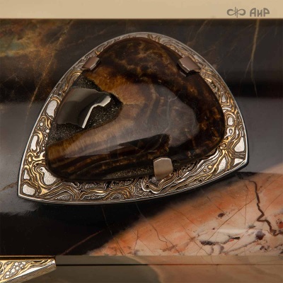 Шкатулка Шепот Земли из яшмы и аммонита, Артикул: 38955 - Компания «АиР»