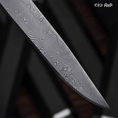 Нож Офисный (граб), дамасская сталь ZDI-1016 - Компания «АиР»