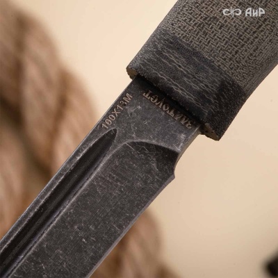 Финка Вача Лайт (текстолит, пескоструйная обработка рукояти, отверстие под темляк, стоунвош) - Компания «АиР»