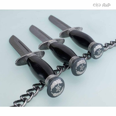  Нож Финка-2 НКВД с серебром, ZDI-1016, кожаные ножны. Артикул: 39027, 39033, 39049, 39291, 39292, 39293, 39301, 39302, 39303 - Компания «АиР»