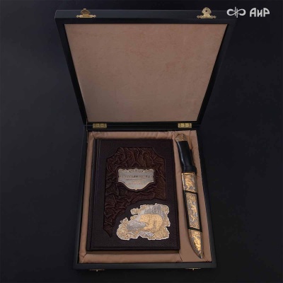 Набор с ножом Русская охота, Артикул: 39122 - Компания «АиР»