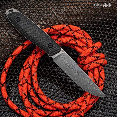 Жулан-Т (карбон черный) дамасская сталь ZDI-1016 - Компания «АиР»