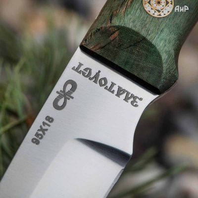 Снегирь (стабилизированная карельская береза зеленая) - Компания «АиР»