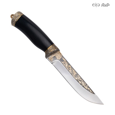  Нож Бекас с сюжетом Волк на охоте, Артикул: 39229 - Компания «АиР»