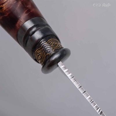 Нож Чернокрылый павлин, авторские ножны, Артикул: 39240 - Компания «АиР»