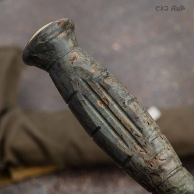 НР-43 Вишня (стабилизированная карельская береза зеленая, латунь, дол, стоунвош) - Компания «АиР»