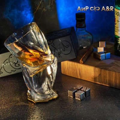 Кубики для охлаждения виски, мокуме гане (6 шт.), Артикул: AF0000018482 - Компания «АиР»