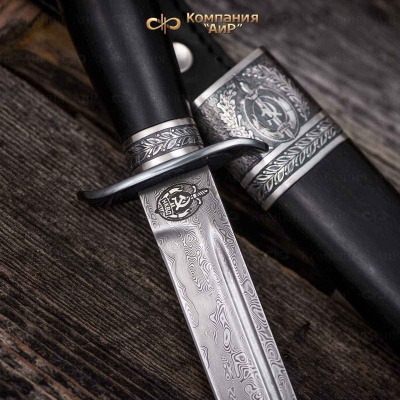  Нож Финка-2 НКВД с серебром, ZDI-1016, комбинированные ножны Артикул: 39002, 39003, 39004, 39005 - Компания «АиР»