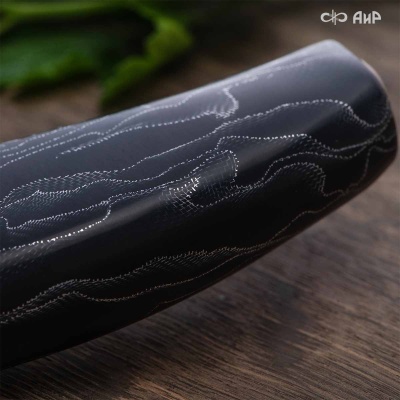 Набор Поварской-3 (композит с алюминиевой микросеткой волны, черный) дамасская сталь ZDI-1016 - Компания «АиР»