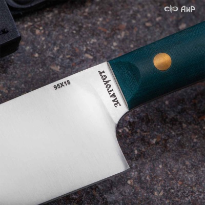 Пчак ЦМ (микарта изумрудная, клиновая срезка) - Компания «АиР»