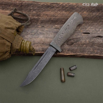 Штрафбат Нью (текстолит, пескоструй, без гарды, стоунвош) 95Х18 - Компания «АиР»