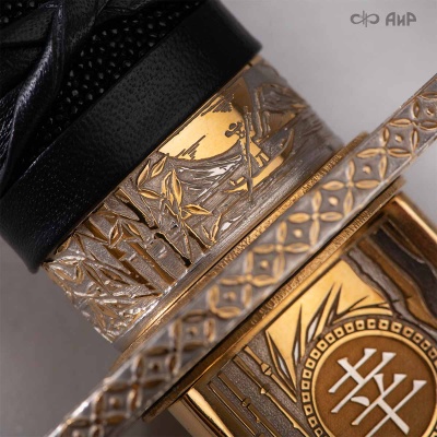 Рожок для обуви Мусуби, дамасская сталь ZDI-1016, Артикул: 38605 - Компания «АиР»