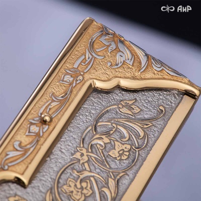 Икона Божией Матери Всецарица (Пантанасса) в окладе и киоте, Артикул: 39149 - Компания «АиР»