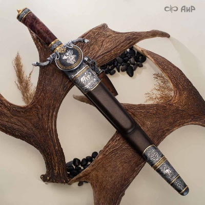 Гарнитур охотничий Великаны леса, с хиршфангером, Артикул: 39207 - Компания «АиР»