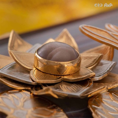 Шкатулка Стрекоза и лотос из яшмы и агата, Артикул: 39044 * - Компания «АиР»