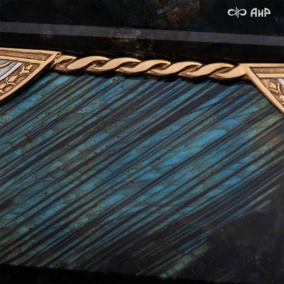 Шкатулка из лабрадорита Таинственная ночь, Артикул: 39158, Под заказ - Компания «АиР»