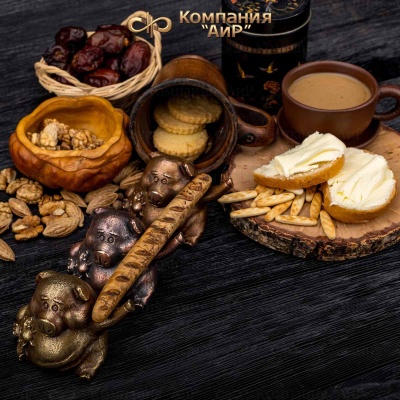  Композиция Шура Богемова с багетом, дамасская сталь ZDI-1016 - Компания «АиР»